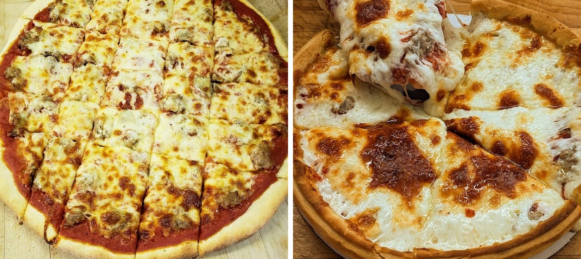 Como's Pizza Menu