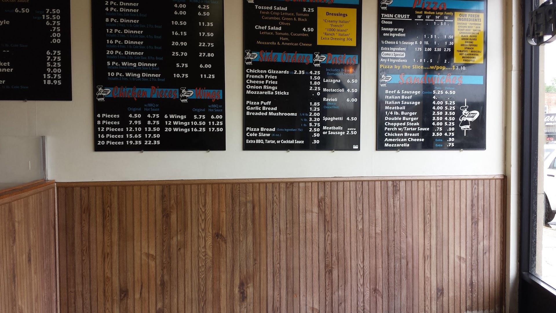 Como's Pizza